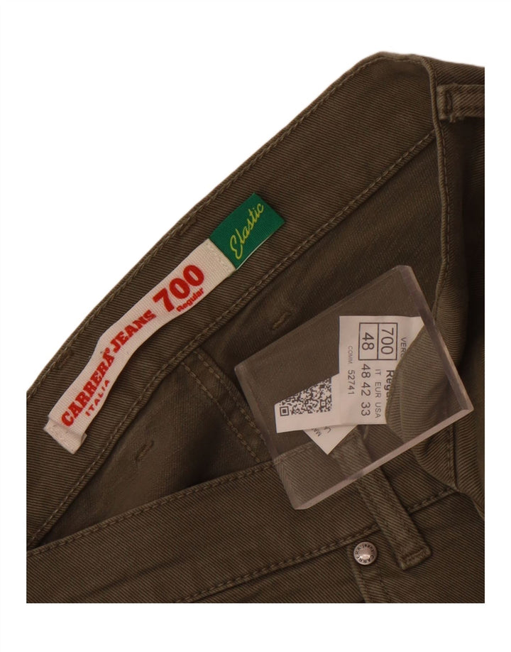 Carrera Ανδρικά 700 Regular Fit Casual Παντελόνια IT 48 Medium W33 L32 Khaki
