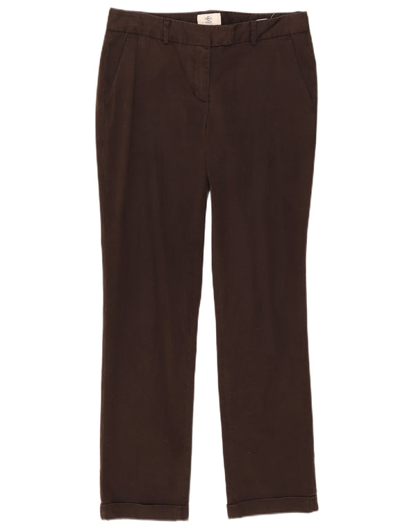 Cerruti 1881 Γυναικείο ίσιο παντελόνι IT 42 Medium W30 L29 Καφέ
