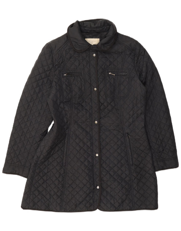 Γυναικείο καπιτονέ πανωφόρι Hobbs UK 14 Medium Black Polyamide