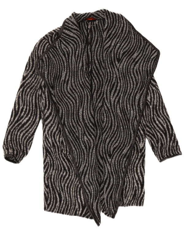 Γυναικείο πλεκτό πανωφόρι Trussardi Jeans IT 40 Small Black Animal Print