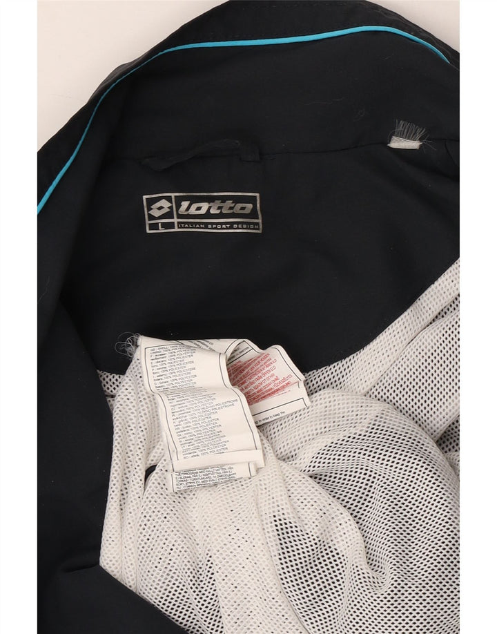 LOTTO Mens Tennis Club Perugia Graphic αθλητική φόρμα Top Jacket Large Black