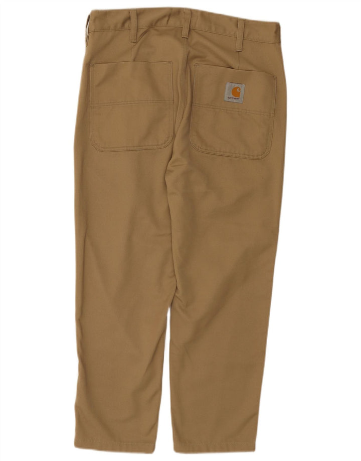 Ανδρικό κομμένο παντελόνι Carhartt W29 L24 Μπεζ πολυεστέρας