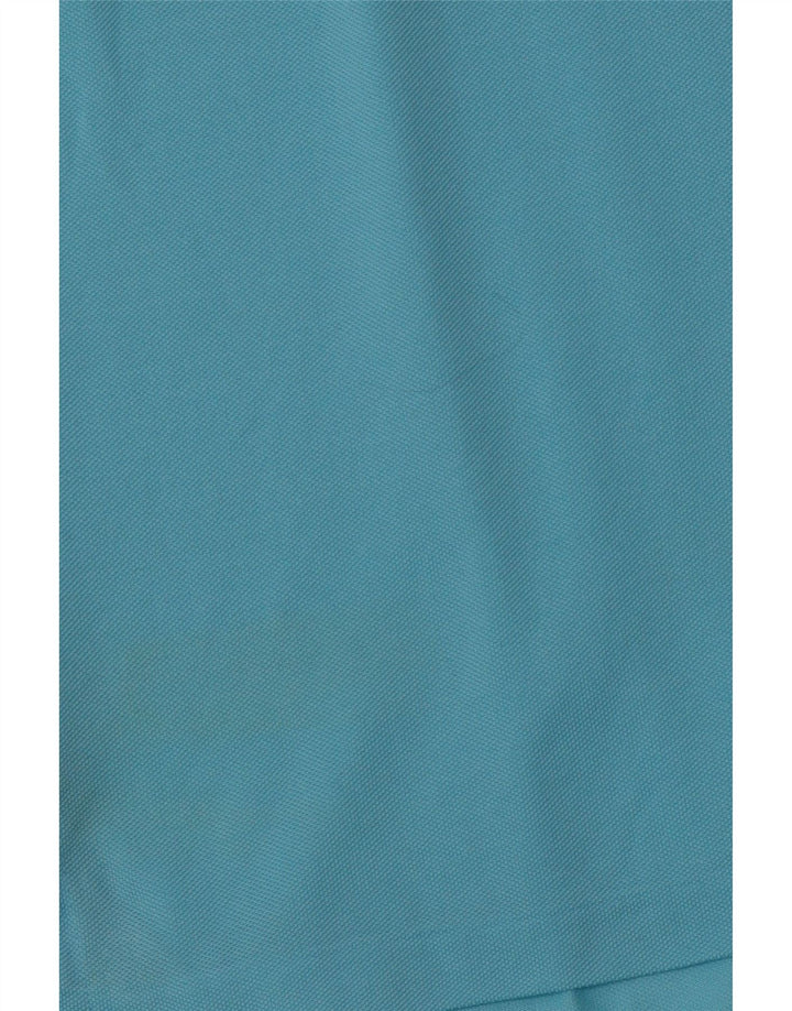 POLO RALPH LAUREN Ανδρικό πουκάμισο πόλο με προσαρμοσμένη εφαρμογή, μεγάλο μπλε βαμβακερό