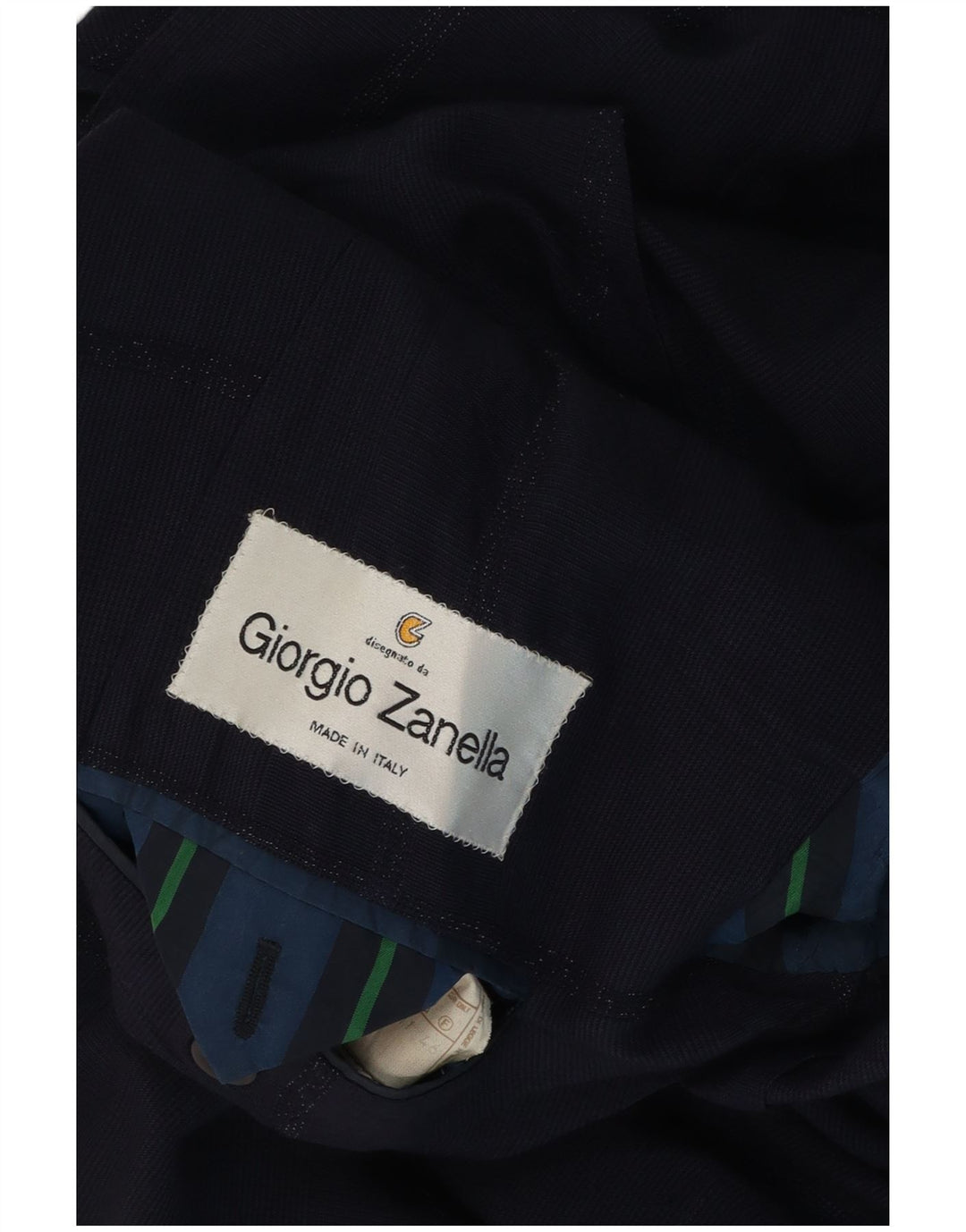 Giorgio Zanella Ανδρικό μπουφάν σακάκι με 1 κουμπί IT 46 Small Navy Blue Check