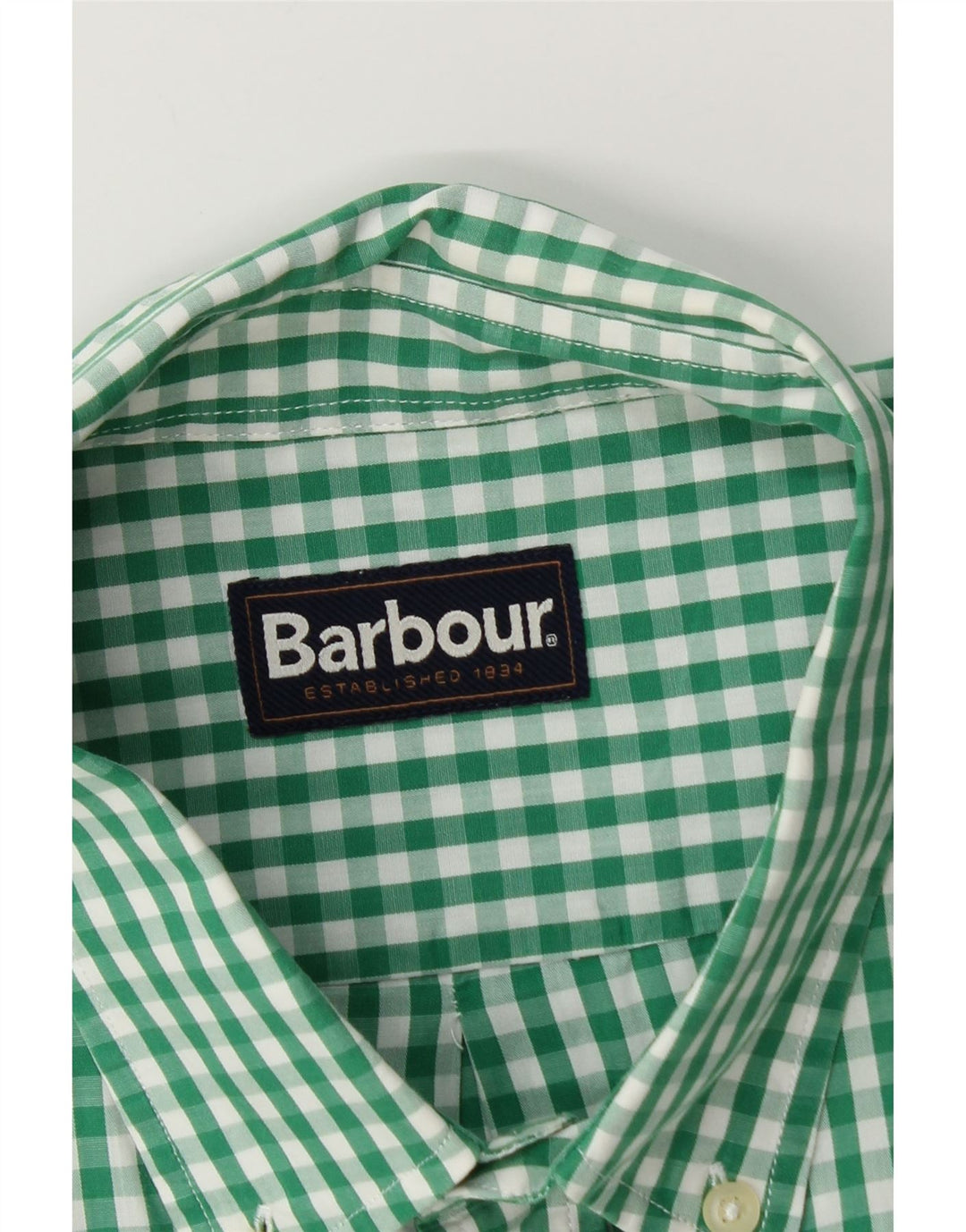 Ανδρικό πουκάμισο Barbour με μεγάλο πράσινο Gingham