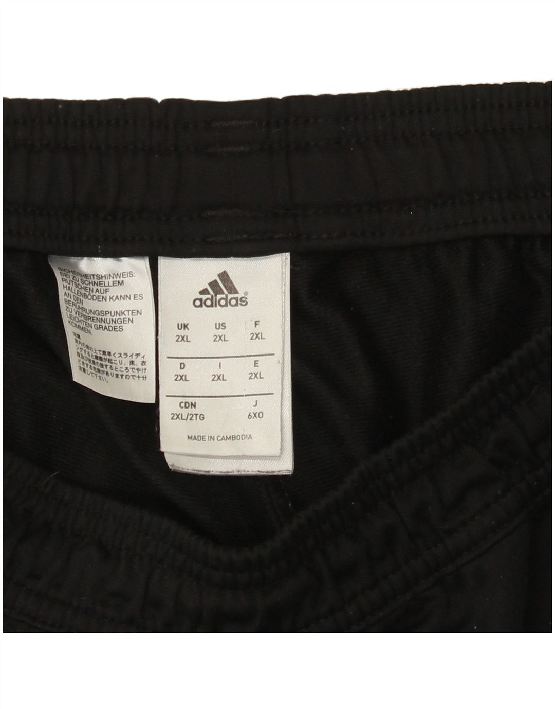 Ανδρική αθλητική φόρμα Adidas 2XL Μαύρο πολυεστέρα