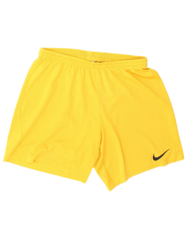 Ανδρικό αθλητικό σορτς Nike Dri Fit σε μεγάλο κίτρινο πολυεστέρα