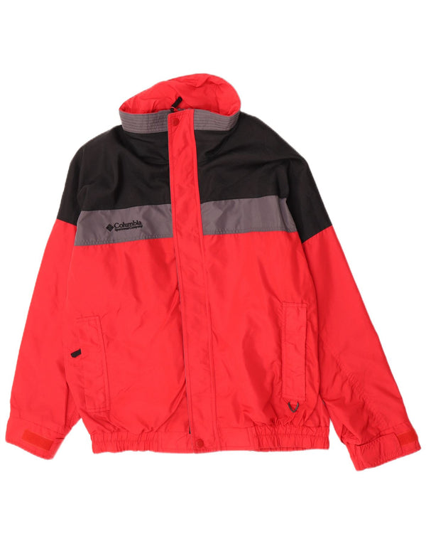 Ανδρικό τζάκετ Columbia Oversized Windbreaker UK 40 Large Red Colourblock
