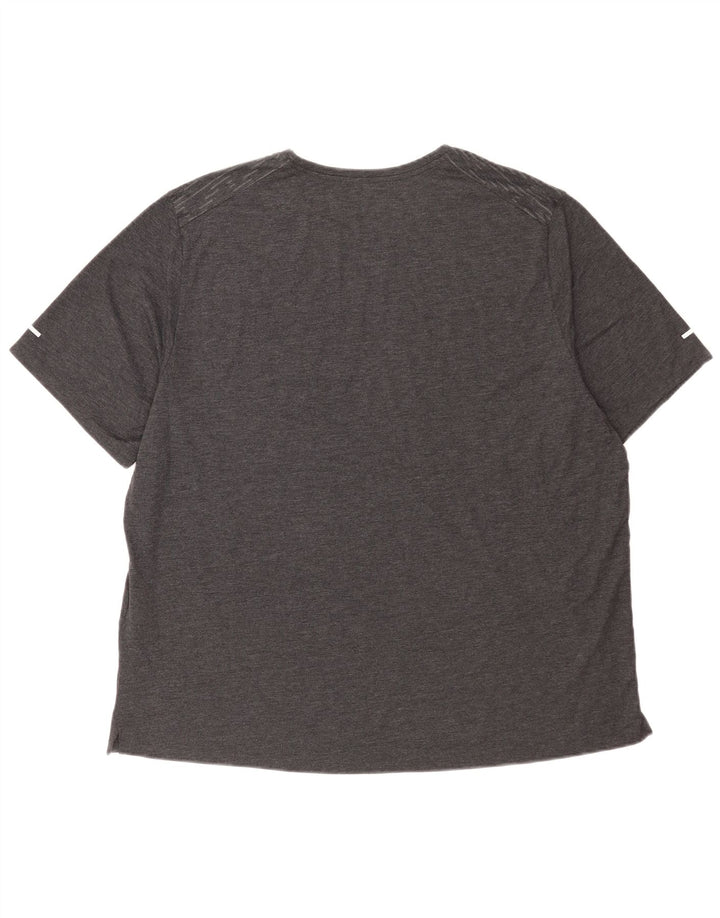 Ανδρικό T-shirt Nike Dri Fit Top 2XL Γκρι γεωμετρικός πολυεστέρας