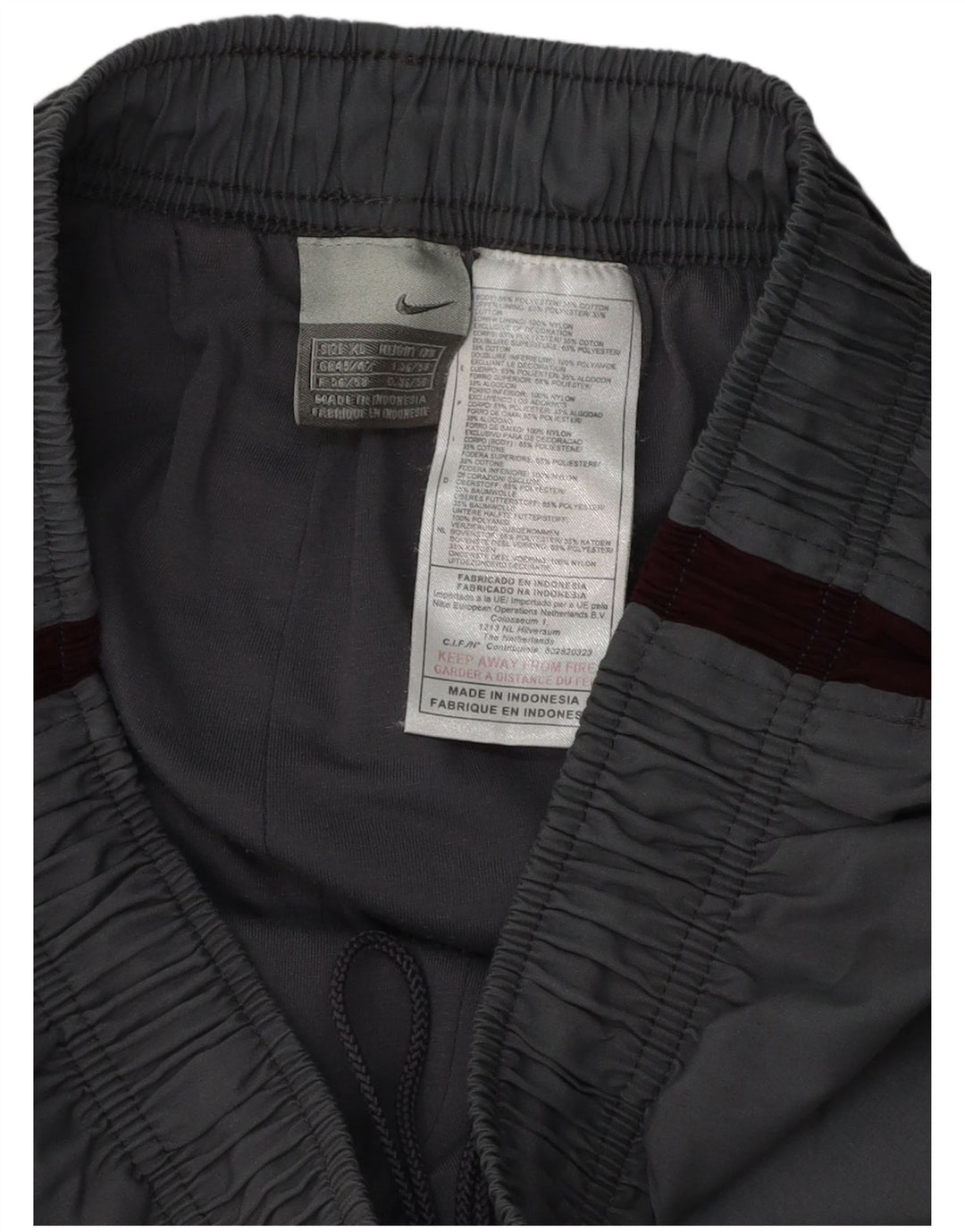 Ανδρικό παντελόνι Nike Windbreaker UK 45/46 XL Grey Colorblock Polyester