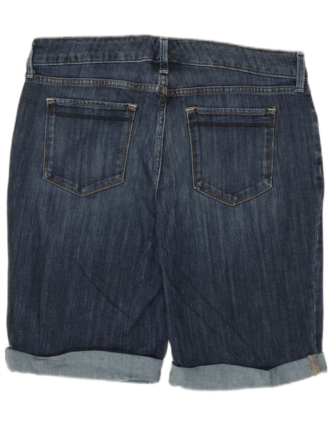 EDDIE BAUER Γυναικείο τζιν σορτς US 10 Μεγάλο W32 Μπλε με ελαφρά καμπύλες