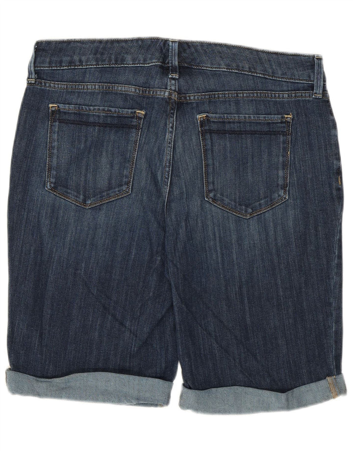 EDDIE BAUER Γυναικείο τζιν σορτς US 10 Μεγάλο W32 Μπλε με ελαφρά καμπύλες