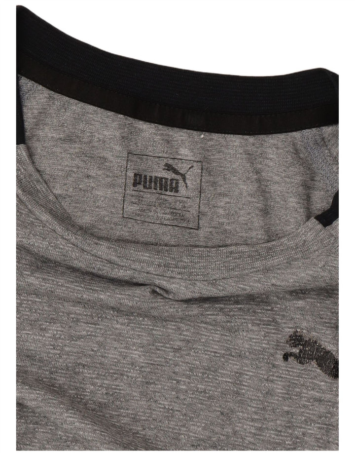 Ανδρικό μπλουζάκι Puma με μεσαίο γκρι φλιτζάνι