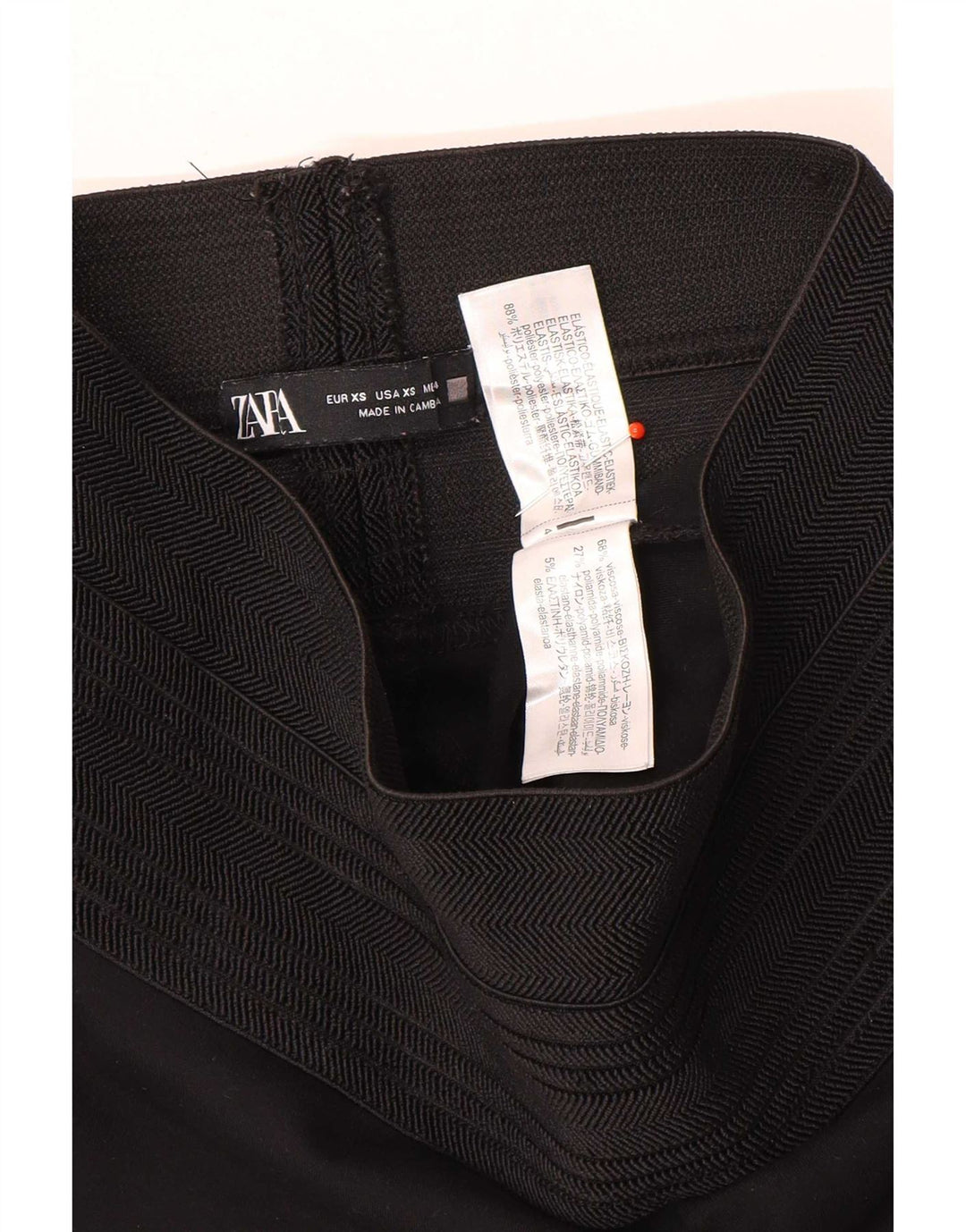 Zara Γυναικείο Κολάν UK 4 XS Μαύρο Πολυεστέρα