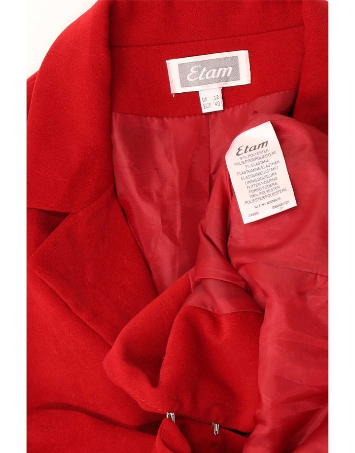 Etam Γυναικείο σακάκι UK 12 Medium Red Polyester