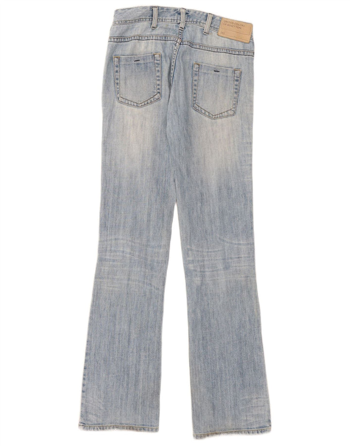 Benetton Γυναικεία Bootcut Jeans W30 L33 Blue