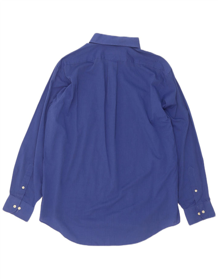 Ανδρικό πουκάμισο Chaps Size 16 1/2 Large Μπλε Βαμβακερό