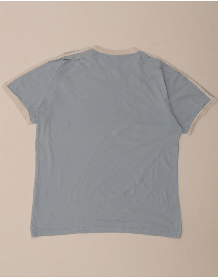 Ανδρικό T-Shirt Adidas Top μεγάλο μπλε βαμβακερό
