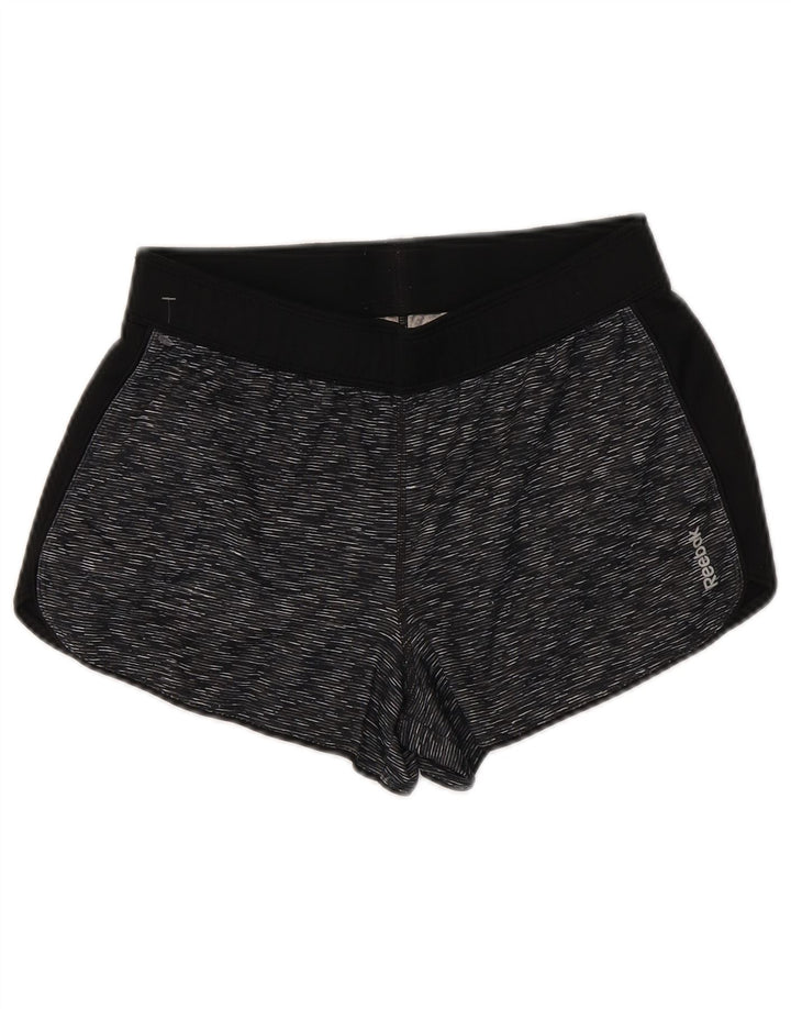 Γυναικείο αθλητικό σορτς REEBOK UK 10 Small Grey Flecked Polyester