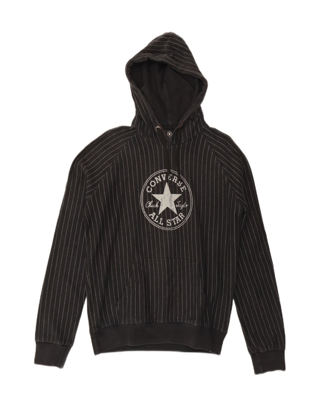 CONVERSE Ανδρικό Chuck Taylor Graphic Hoodie Jumper Μεσαίο μαύρο ριγέ