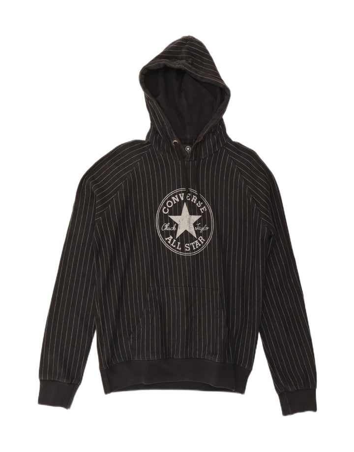 CONVERSE Ανδρικό Chuck Taylor Graphic Hoodie Jumper Μεσαίο μαύρο ριγέ