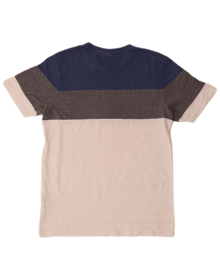 Ανδρικό γραφικό μπλουζάκι Ellesse Top Medium πολύχρωμο Colourblock Βαμβακερό