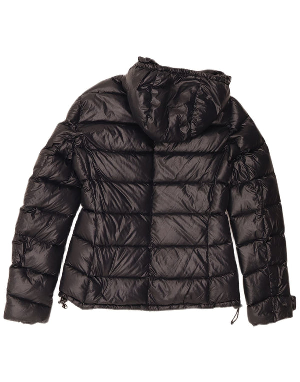 Aspesi Γυναικείο μπουφάν με κουκούλα UK 14 Medium Black Polyamide