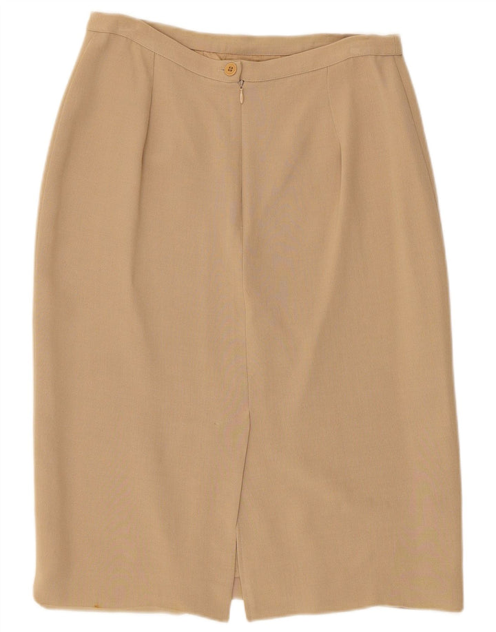 Max & Co. Γυναικεία Pencil Φούστα UK 12 Medium W28 Beige Acetate