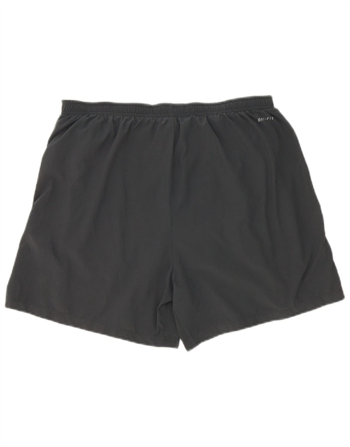 Ανδρικά σορτς Nike Dri Fit με μεσαίο γκρι χρώμα, πολυεστέρας