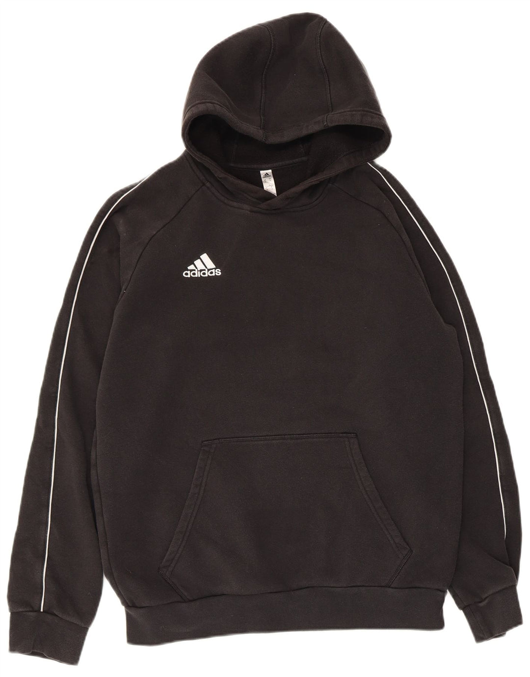Ανδρικό φούτερ Adidas, μεσαίο μαύρο βαμβακερό