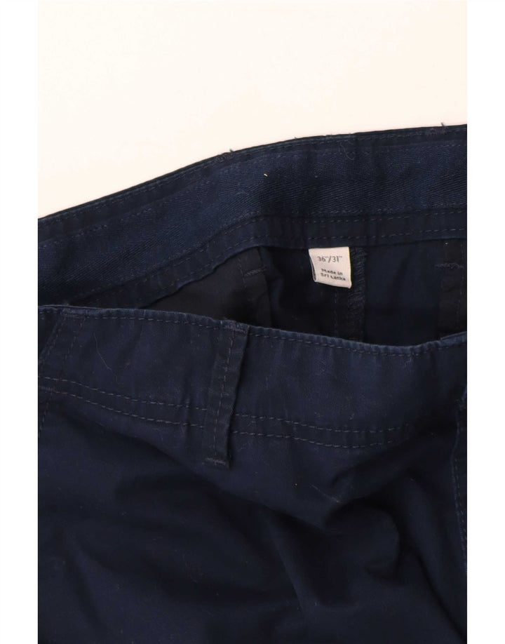 Ανδρικό Slim Cargo Παντελόνι Marks & Spencer W36 L31 Navy Blue Cotton