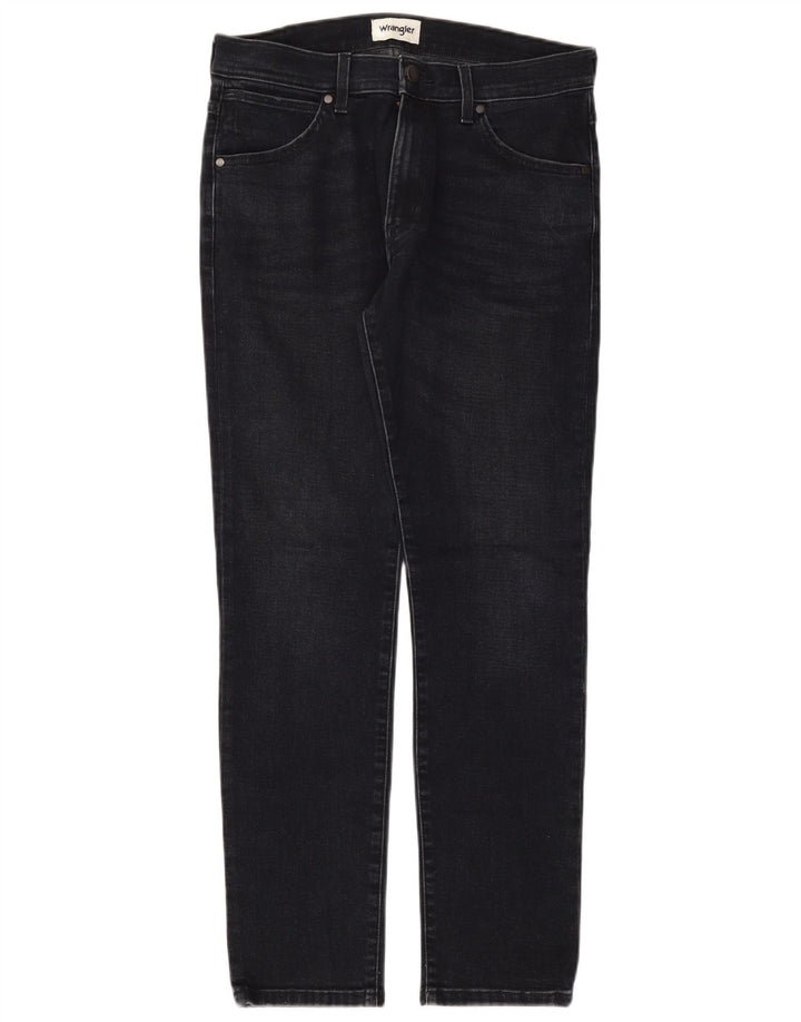 WRANGLER Ανδρικό τζιν Larston Slim W31 L32 Navy Blue Cotton