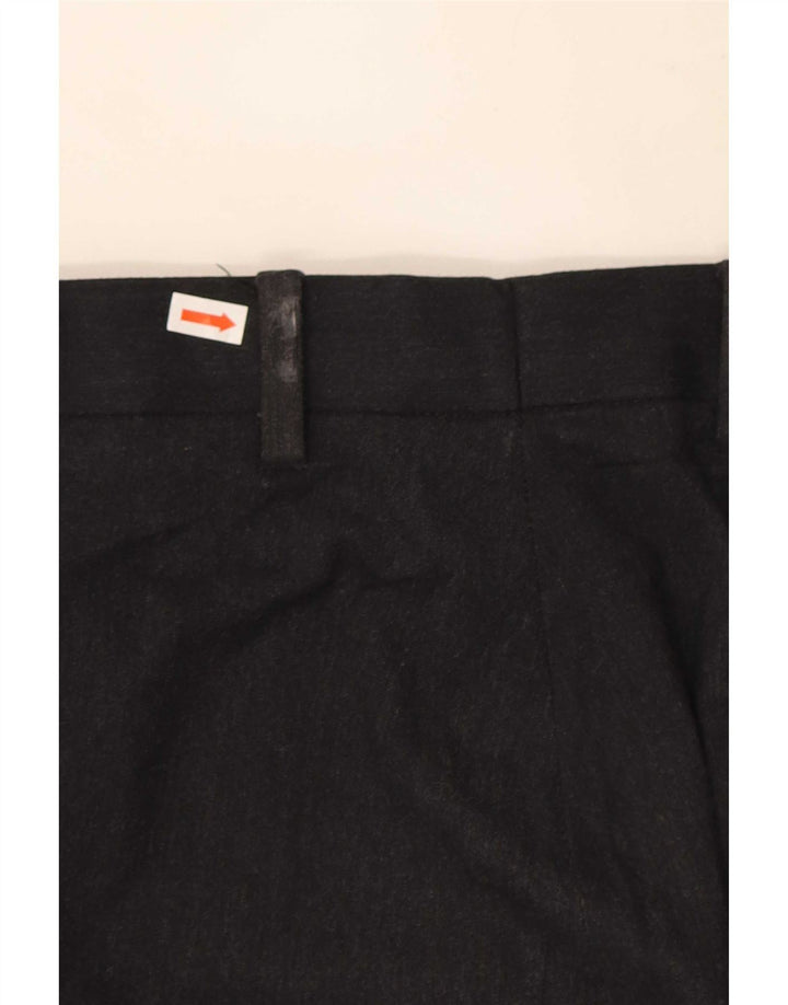 Marks & Spencer Ανδρικό παντελόνι Chino με κανονική εφαρμογή W38 L29 μαύρο πολυεστέρα