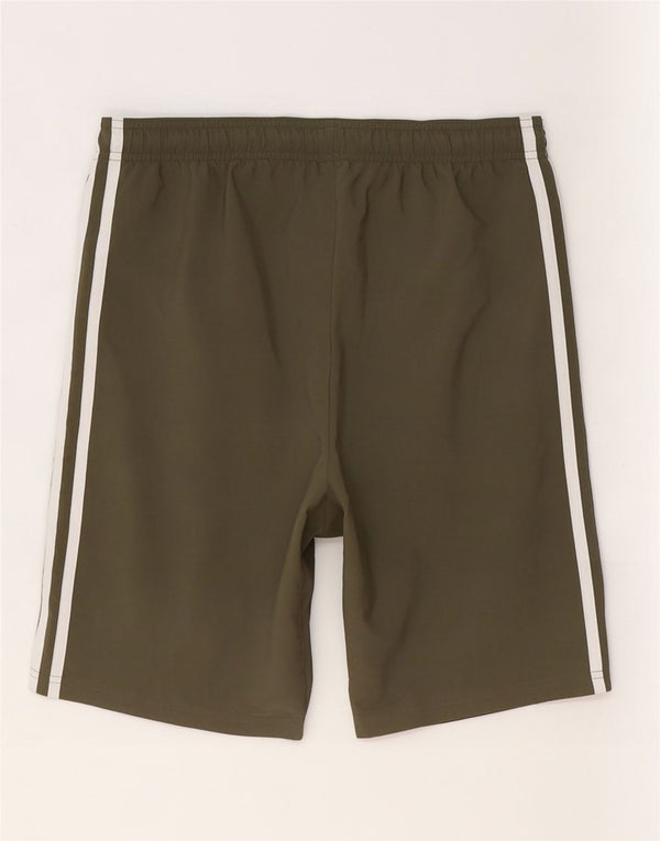 Adidas Boys Sport Shorts 13-14 Years Khaki Polyester