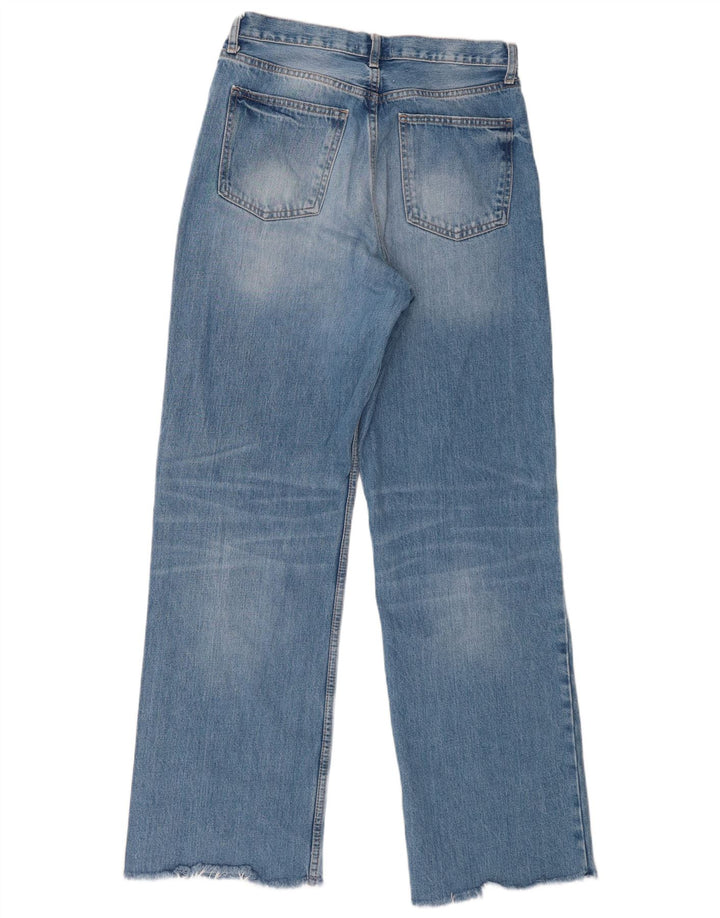 Zara Γυναικείο Straight Jeans EU 40 Medium W30 L33 Blue