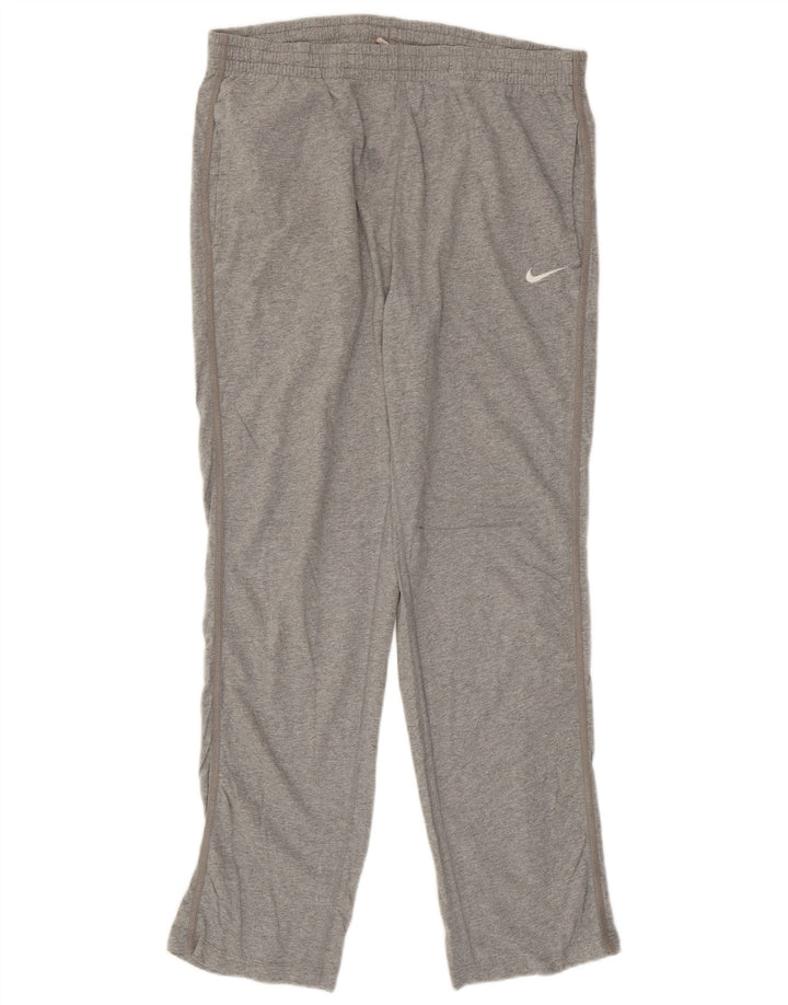 Ανδρική φόρμα NIKE Παντελόνι μεγάλο γκρι βαμβακερό