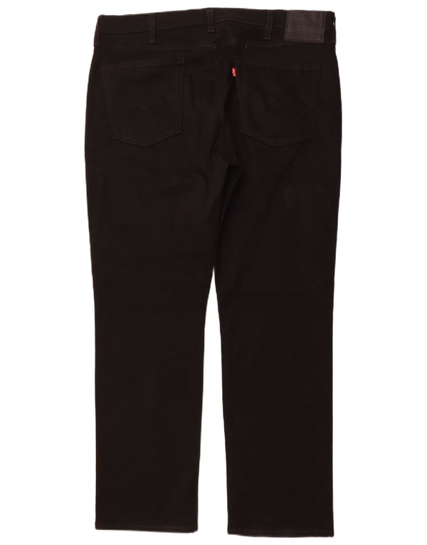 LEVI'S Ανδρικό τζιν 514 ίσιο W38 L32 Μαύρο βαμβακερό