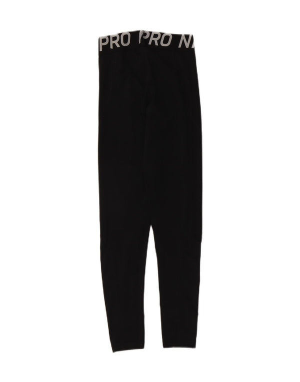 Γυναικεία γραφικά κολάν Nike UK 8 Small Black Polyester Sports