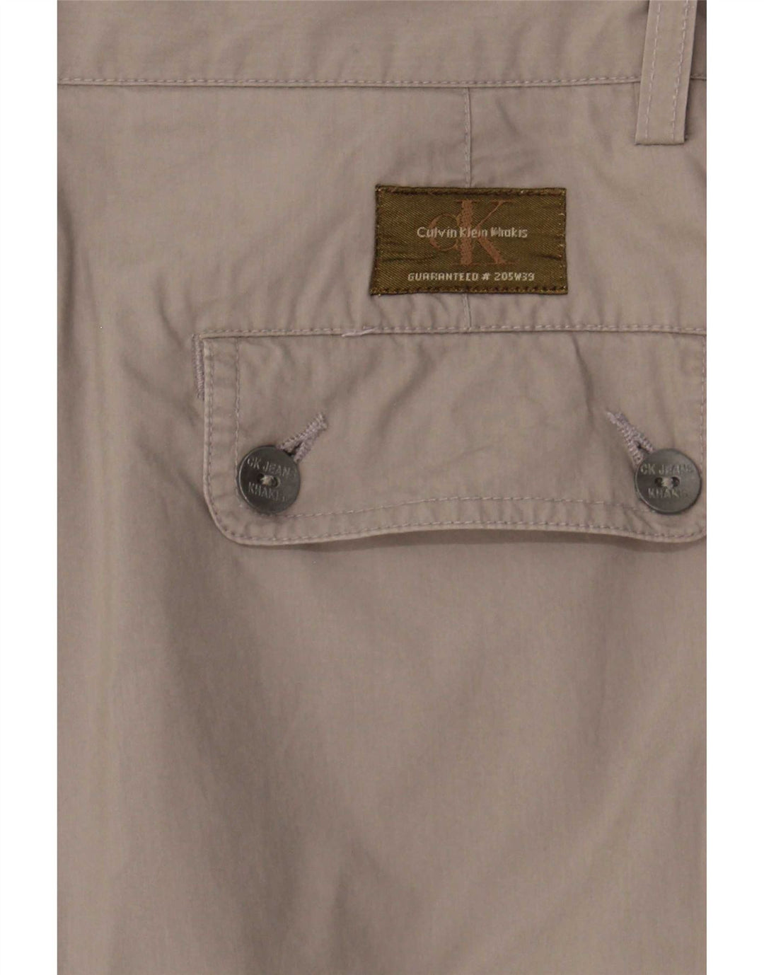 Calvin Klein Γυναικείο ίσιο παντελόνι Cargo W29 L32 Γκρι βαμβακερό