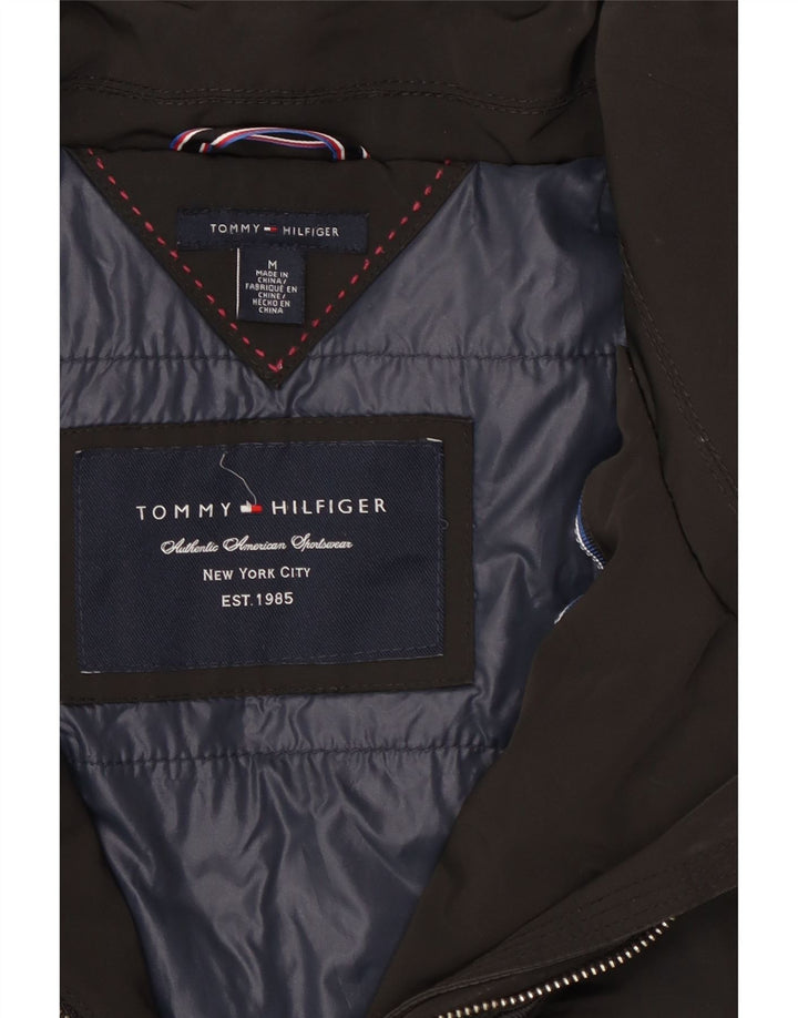 Tommy Hilfiger Γυναικείο μπουφάν με επένδυση UK 14 Μεσαίου Μαύρου Πολυεστέρα