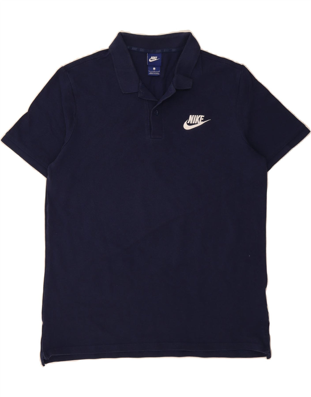 NIKE Mens Polo Shirt Large Navy Blue Cotton Vintage Nike and Second-Hand Nike from Messina Hembry 