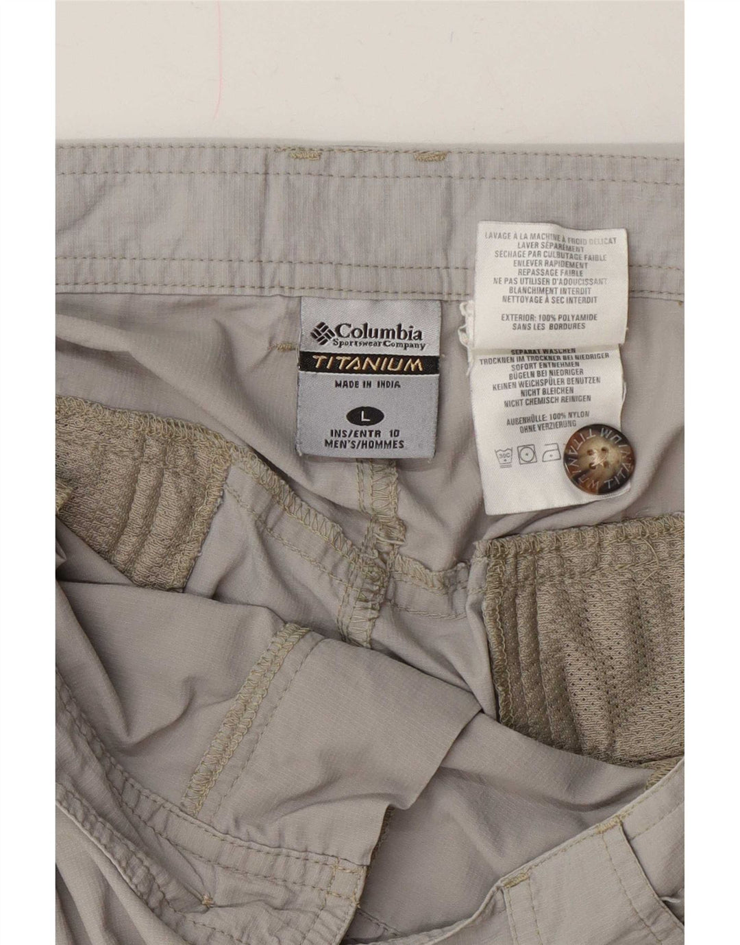 Ανδρικό σορτς από Titanium Cargo Columbia Large W36 Grey Polyamide
