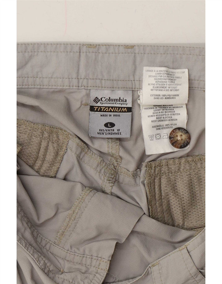 Ανδρικό σορτς από Titanium Cargo Columbia Large W36 Grey Polyamide