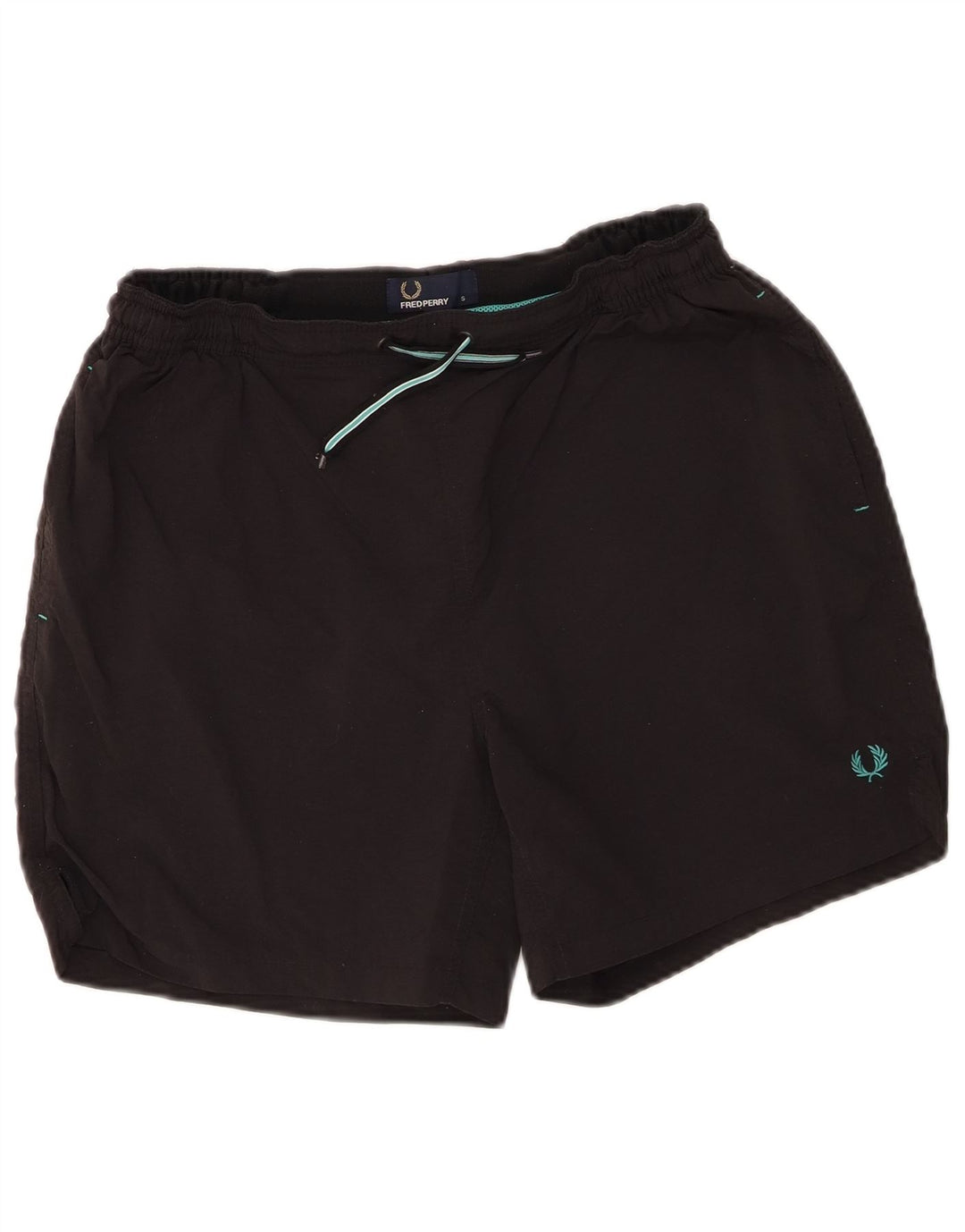 Ανδρικό σορτς κολύμβησης Fred Perry Μικρό μαύρο πολυαμίδιο