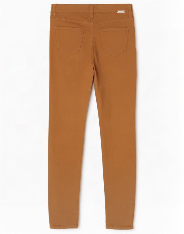 Massimo Dutti Γυναικείο Skinny Casual Παντελόνι EU 36 XS W26 L29 Beige