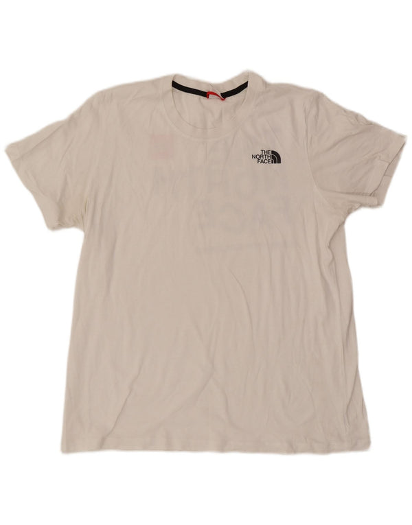 The North Face γυναικείο γραφικό T-shirt Top UK 16 Large White