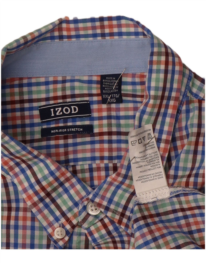 Ανδρικό πουκάμισο IZOD 2XL Πολύχρωμο βαμβακερό Gingham