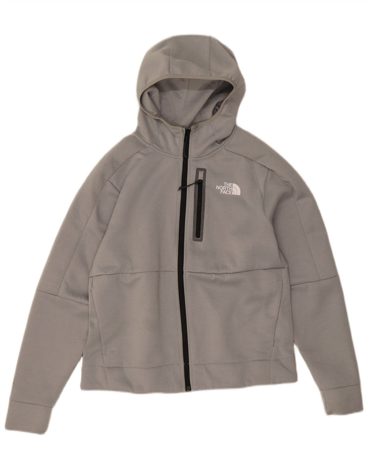 The North Face γυναικείο πουλόβερ με κουκούλα με φερμουάρ UK 12 Medium Grey Polyester
