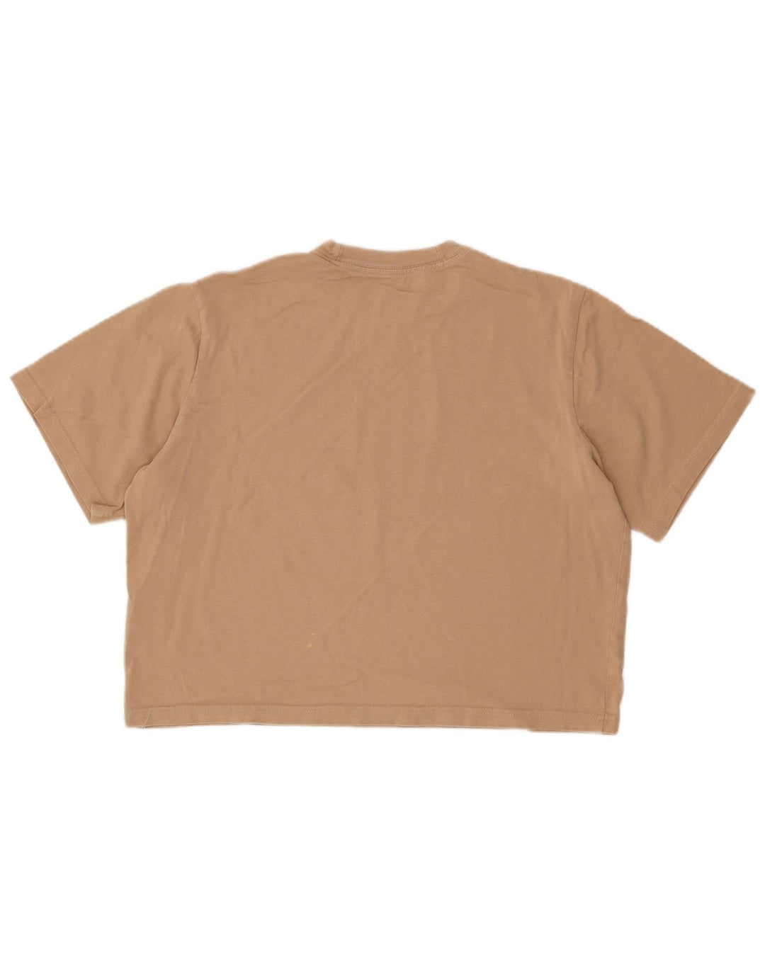 Γυναικείο μπλουζάκι Nike Crop τοπ UK 14 μεσαίο μπεζ βαμβακερό