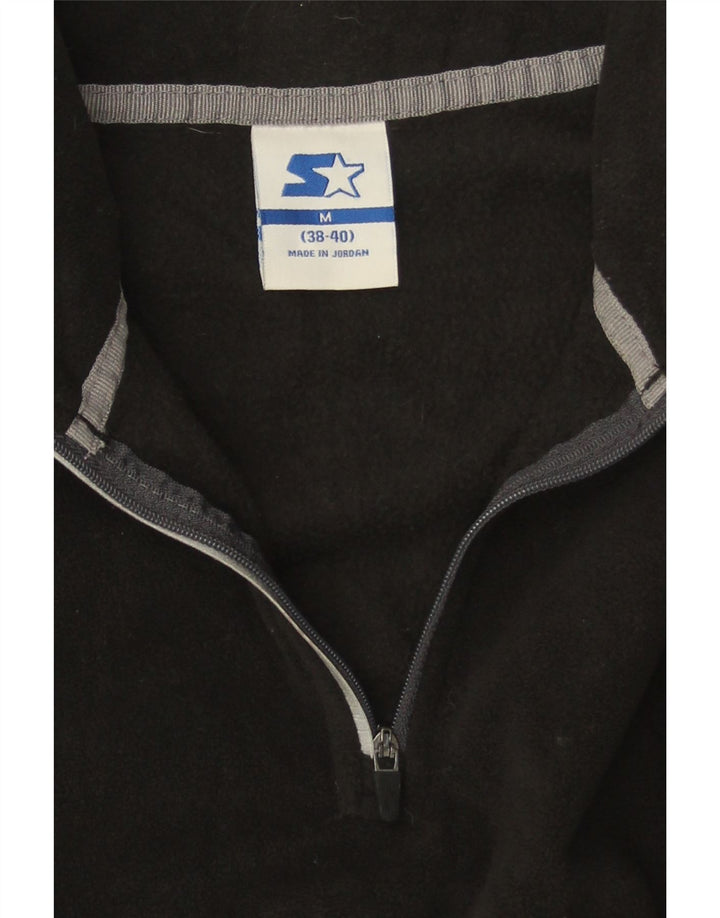 STARTER Ανδρικό φερμουάρ Fleece Jumper UK 38/40 Μεσαίο μαύρο πολυεστέρα